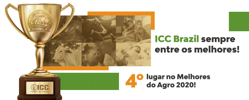 ICC Brazil entre as quatro melhores empresas do setor de Nutrição Animal do Brasil
